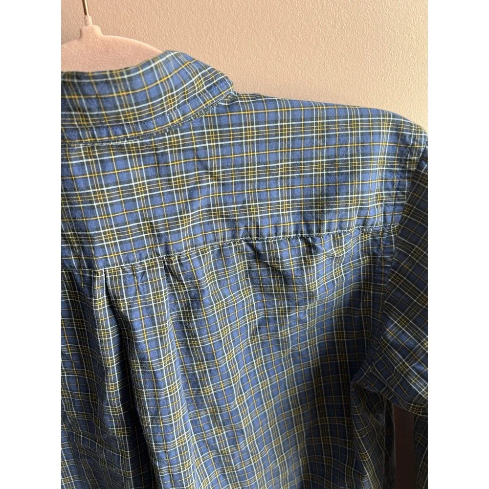 Ralph Lauren Youth Boys Button Down Shirt Plaid‎ Size Large (14-16)